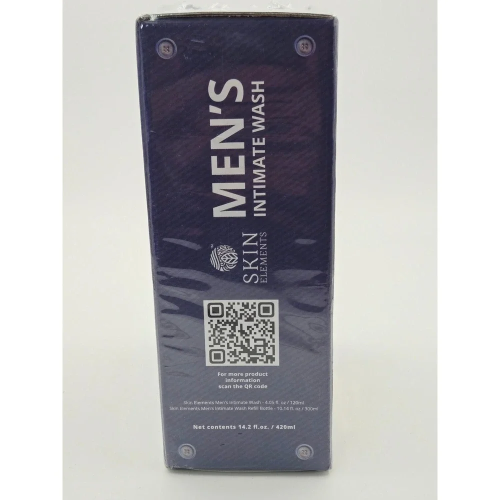 Skin Elements Mens Intimate Wash XL Pack 420ml Foaming Wash and Refill Kit New